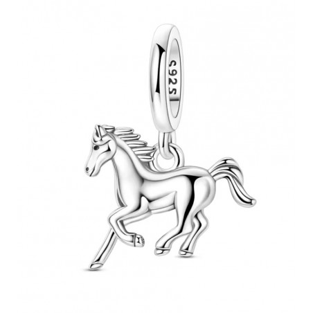 Charm bijou pour bracelet cheval au galop