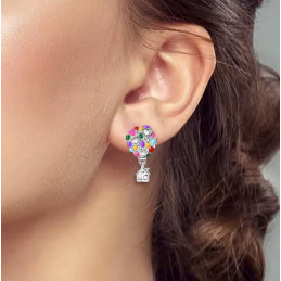 boucles d'oreilles maison la haut ballon