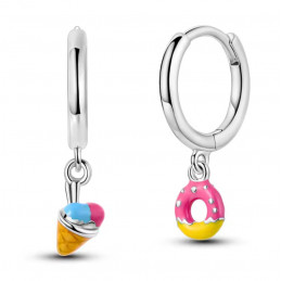 boucles d'oreilles cadeau gourmande glace donut