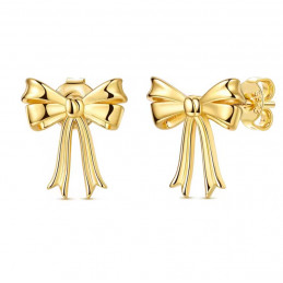 boucles d'oreilles noeud or