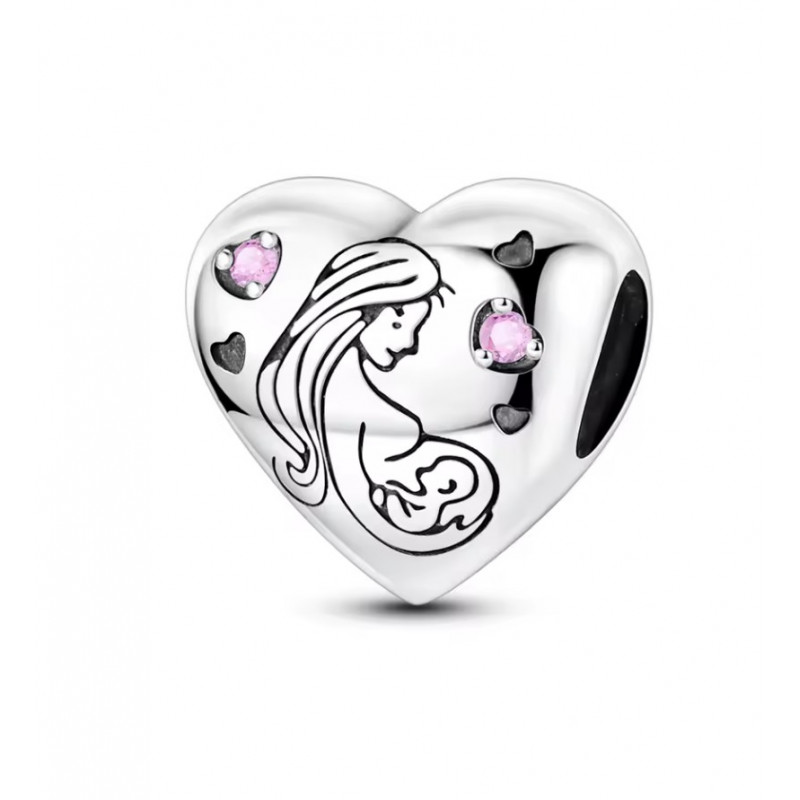 Charm pour bracelet cadeau baby shower bébé dans le ventre