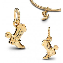 Charm pour bracelet botte cowboy or woody toy story