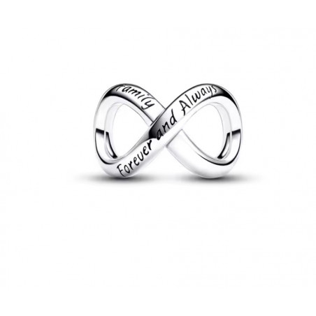 Charm pour bracelet infini famile pour toujours