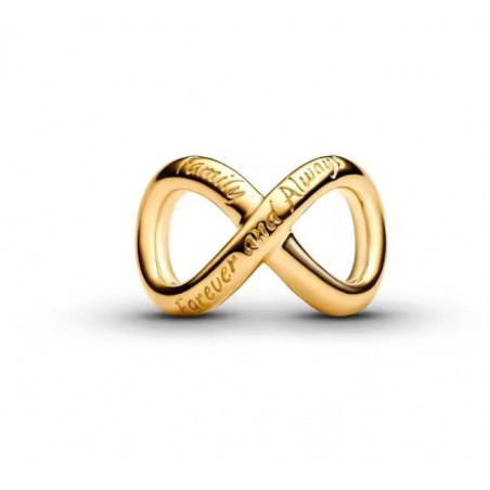 Charm pour bracelet infini famille pour toujours