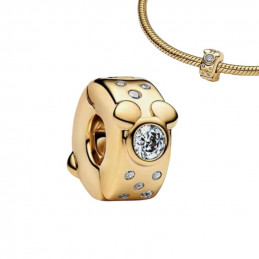 Charm pour bracelet séparateur clip couleur doré oreille