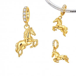 Charm pour bracelet cadeau cheval équitation
