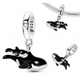 Charm pour bracelet orc maman et bébé