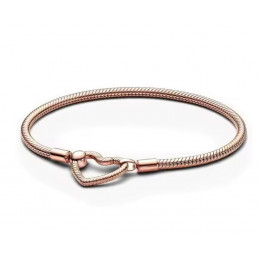 bracelet pour charm doré coeur