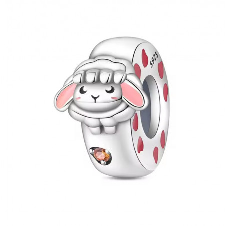 Charm pour bracelet bloqueur mouton coeur