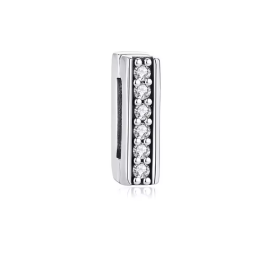 Charm bracelet barre strass compatible réflexion