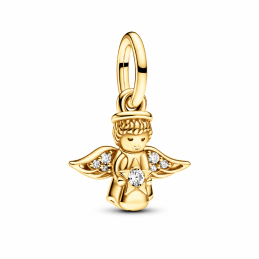 Charm pour bracelet ange aile étoile doré