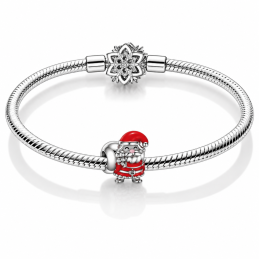 charm pour bracelet père noel hotte