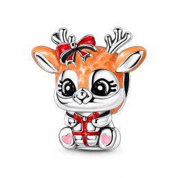 charm pour bracelet renne de noel mignon cadeau