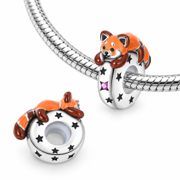 Charm pour bracelet bloqueur panda roux