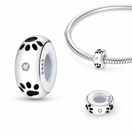 Charm pour bracelet séparateur patte de chien chat