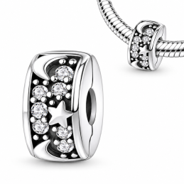 Charm pour bracelet séparateur étoile planète