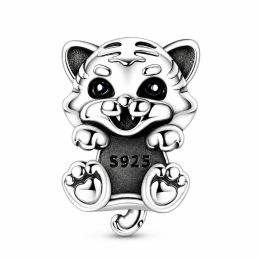 Charm pour bracelet bébé tigre accroché