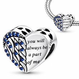 Charm pour bracelet soeur de coeur une part de moi