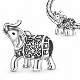Charm pour bracelet éléphant porte bonheur
