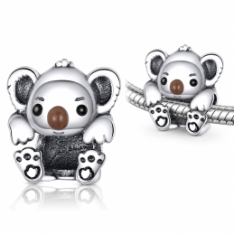 Charm pour bracelet koala enroulé sur bracelet