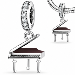 Charm pour bracelet musique piano a queue