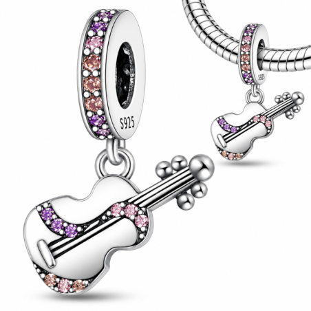 Charm pour bracelet violon cadeau violoniste