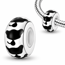 Charm pour bracelet séparateur chat grosse tête