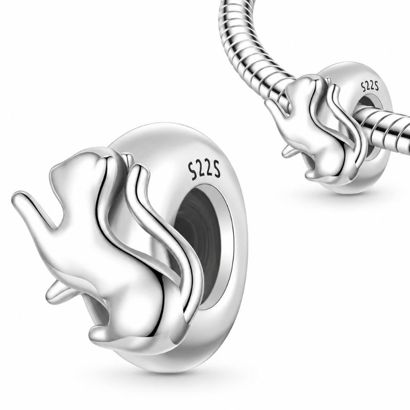 Charm séparateur espaceur pour bracelet chat