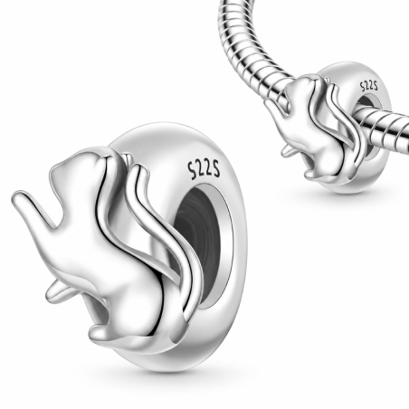 Charm séparateur espaceur pour bracelet chat