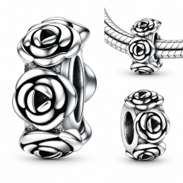Charm pour bracelet séparateur collier de fleurs