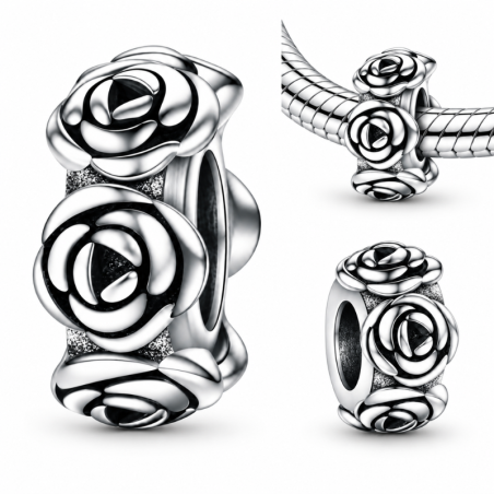 Charm pour bracelet séparateur collier de fleurs