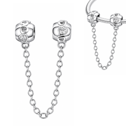 Charm pour bracelet bijou boule coeur