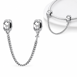Charm pour bracelet séparateur étoiles double
