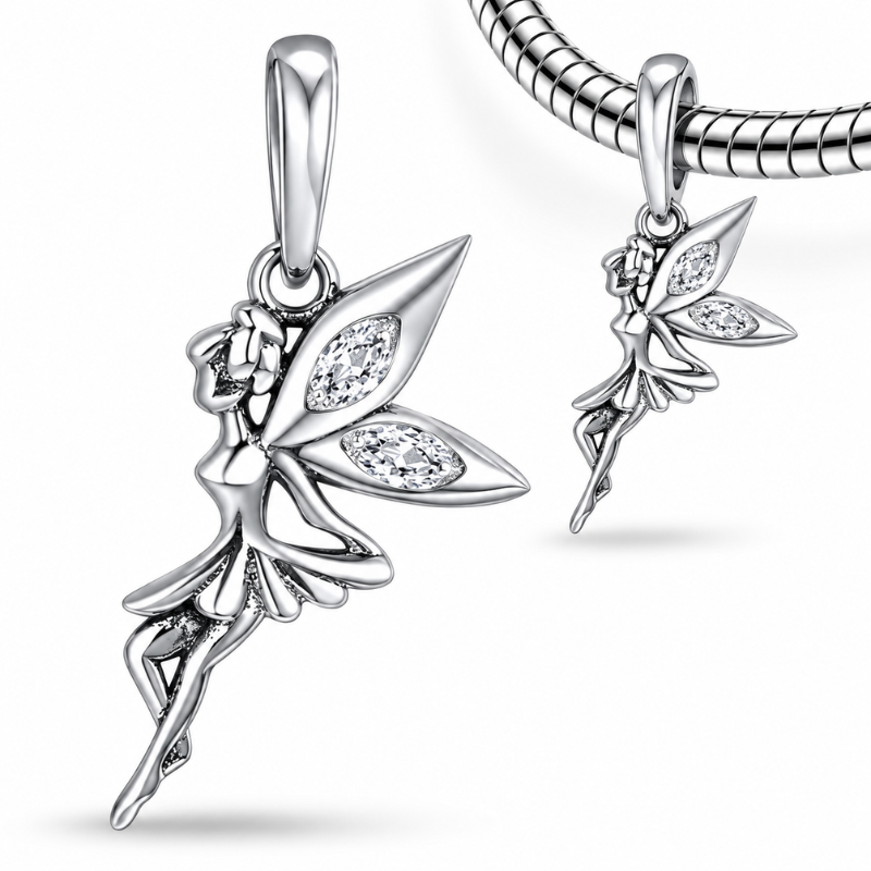 Charm bijou fée clochette strass