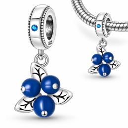 Charm bijou pour bracelet fruit myrtille