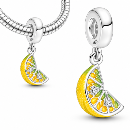Charm bijou pour bracelet fruit citron été