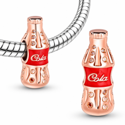 Charm bijou pour bracelet soda bouteille cola