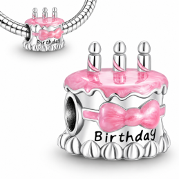 Charm bijou pour bracelet gateau anniversaire