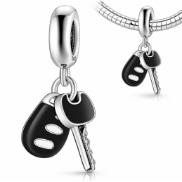 Charm pour bracelet clef de voiture cadeau permis