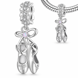 Charm bijou pour bracelet cadeau danseuse ballerine