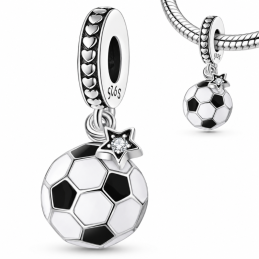 Charm pour bracelet ballon de foot