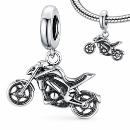 Charm pour bracelet moto