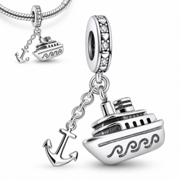 Charm pour bracelet bateau de croisière voyage
