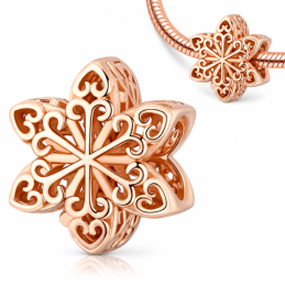 Charm pour bracelet doré étoile design arabesque