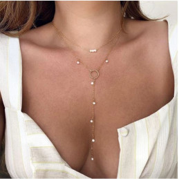 Collier or long chaines...