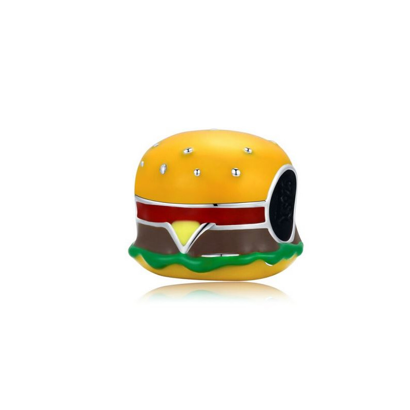 Charm bijoux bracelet collection fast food hamburger soda pizza WS