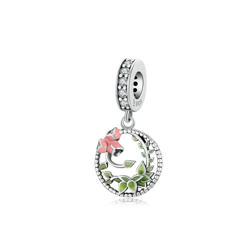 Charm bijou pour bracelet collection fleur jardin cactus lotus
