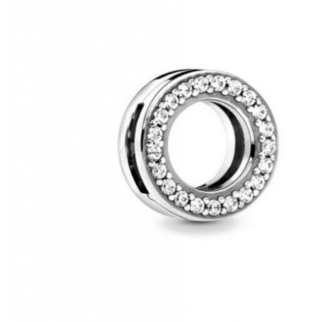 Charm bracelet anneau strass diamant compatible réflexion