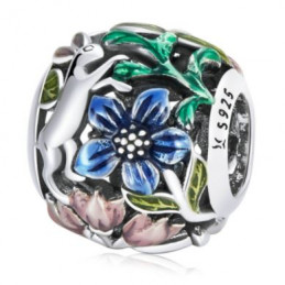 Charm bijou pour bracelet collection fleur animaux