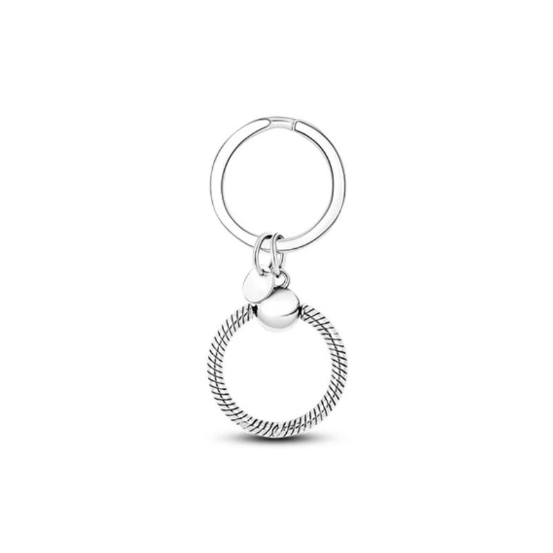 Porte clés pour bijoux charm Argent simple